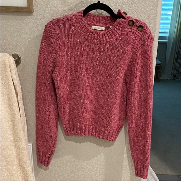 Doen Pink Crew Neck Sweater